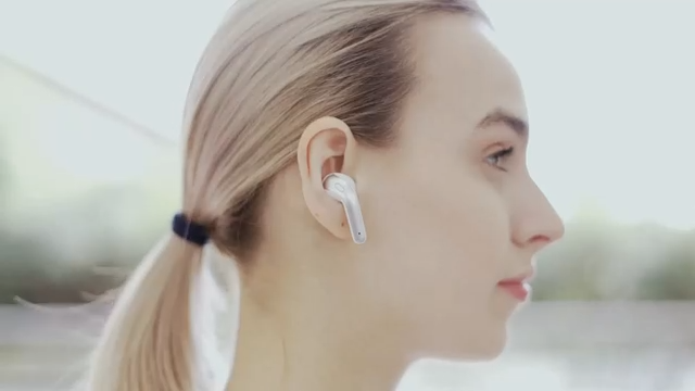 60H Tagry Bluetooth 5.3 Earphones Wireless Earbuds Black Dual Charging Earbuds With Mic