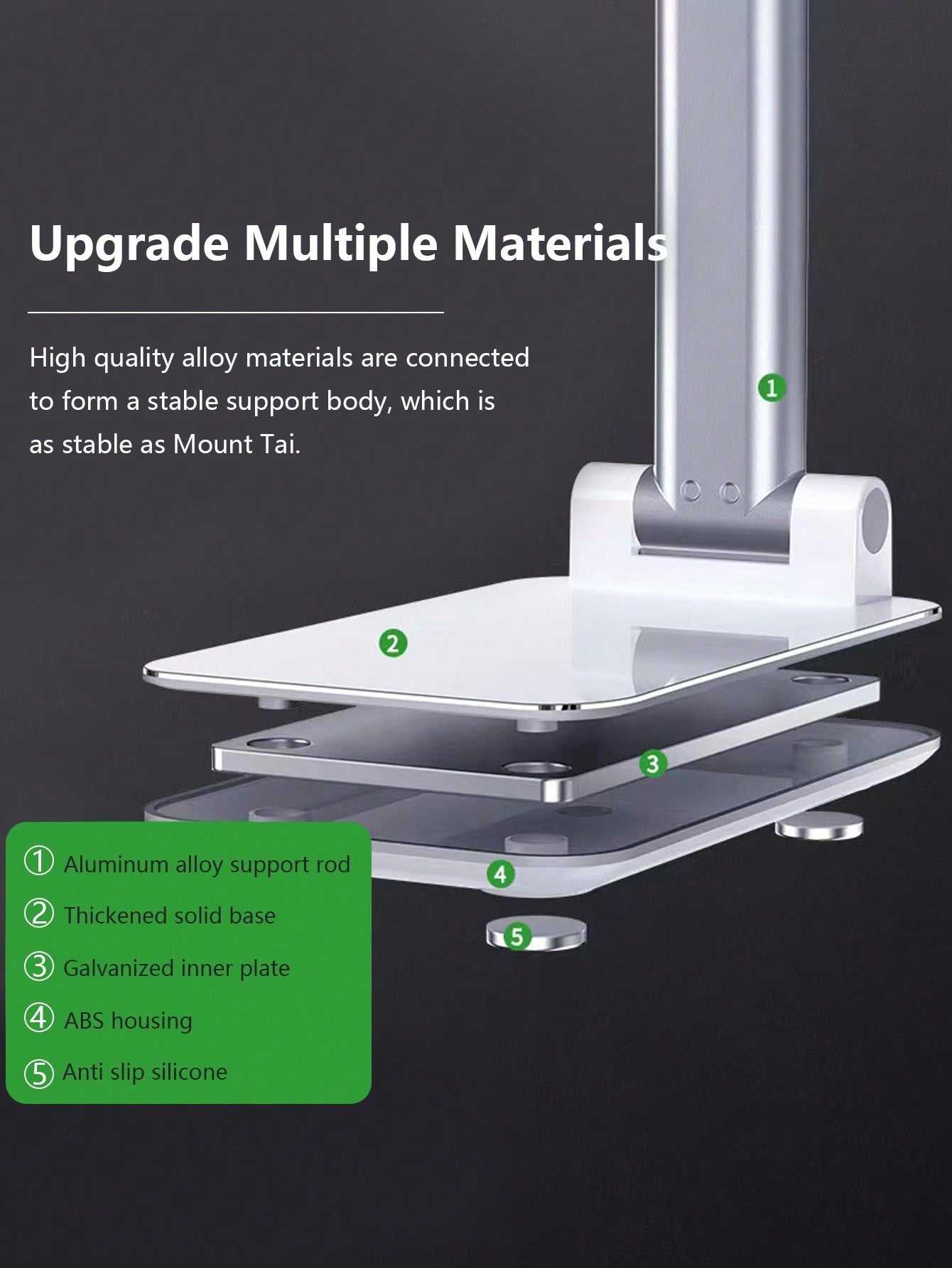 Desktop Sleek & Portable – Workspace Foldable Phone Holder