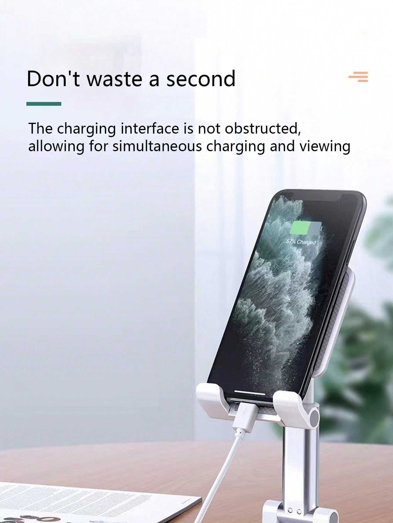 Desktop Sleek & Portable – Workspace Foldable Phone Holder