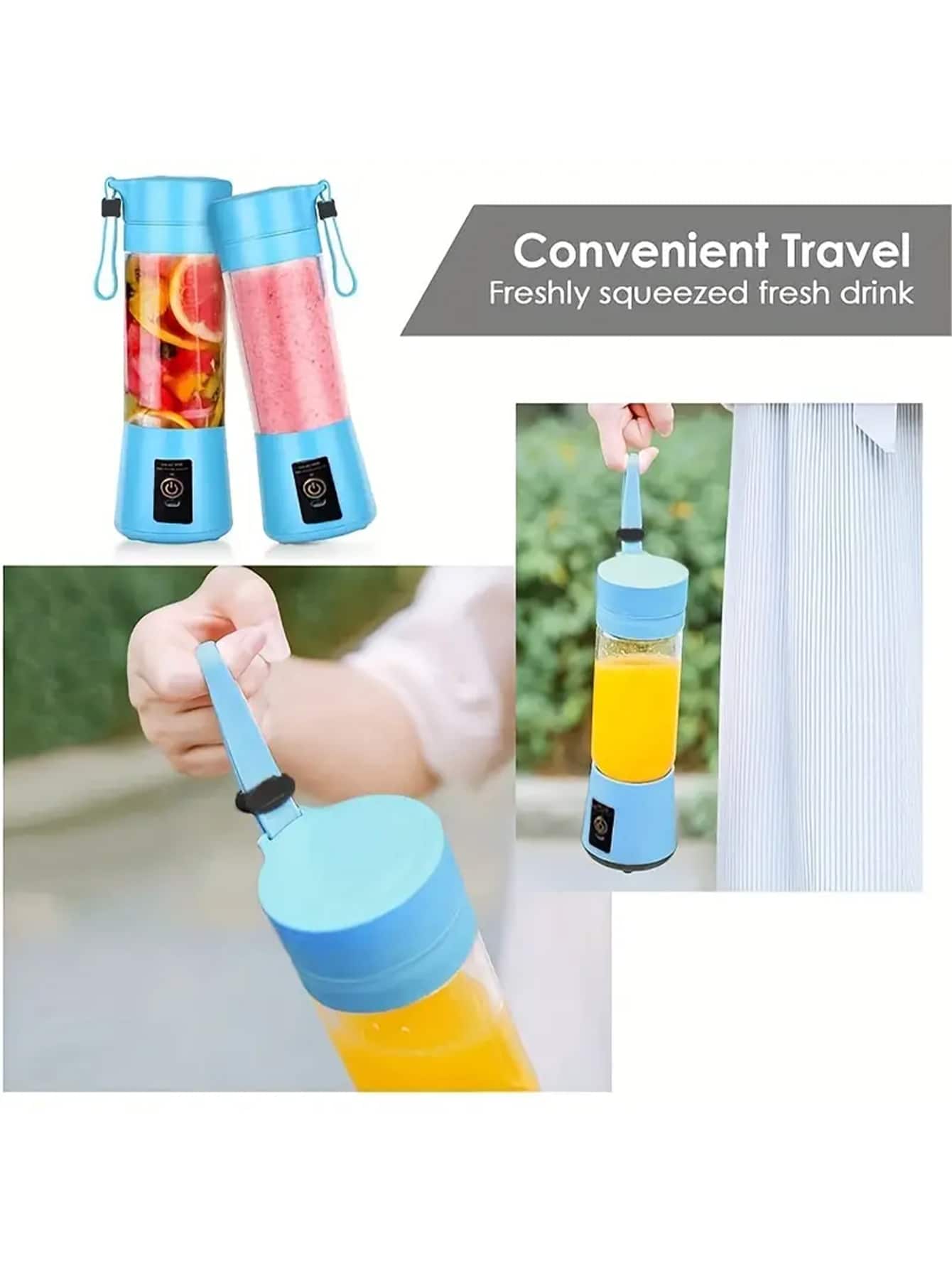 Portable Electric Juicer - 1pc ABS Juice Blender | Buy Online