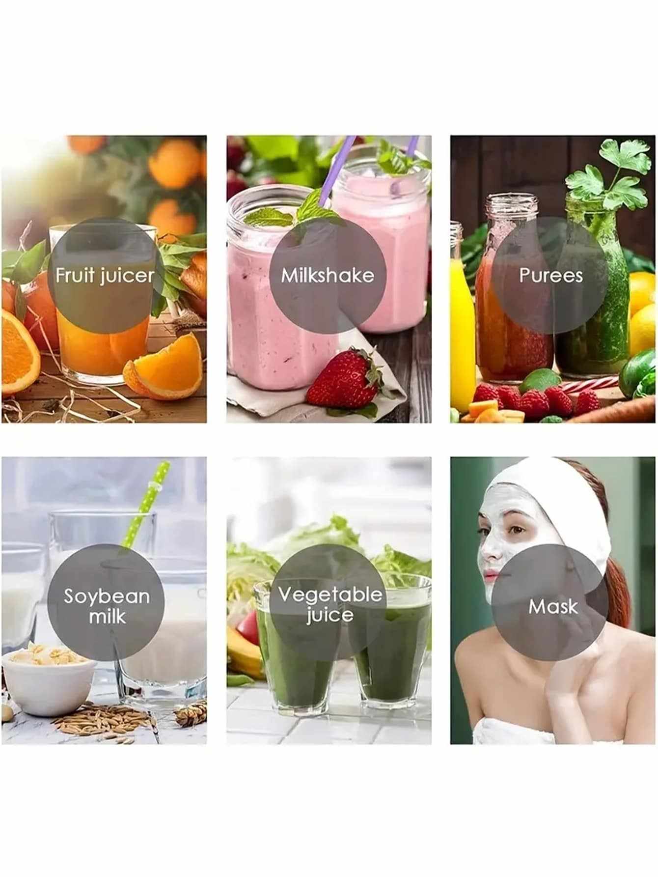 Portable Electric Juicer - 1pc ABS Juice Blender | Buy Online