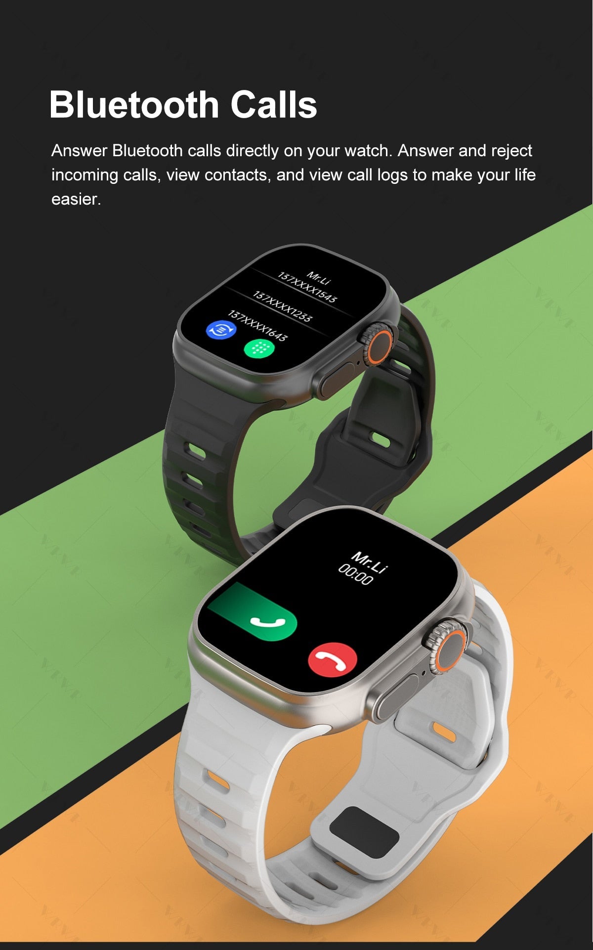 2023 Smart Watch Ultra Series 8 NFC Smartwatch Men Women Bluetooth Calls Wireless Charging Fitness Bracelet 2 Inch HD Screen - A Horizon Dawn