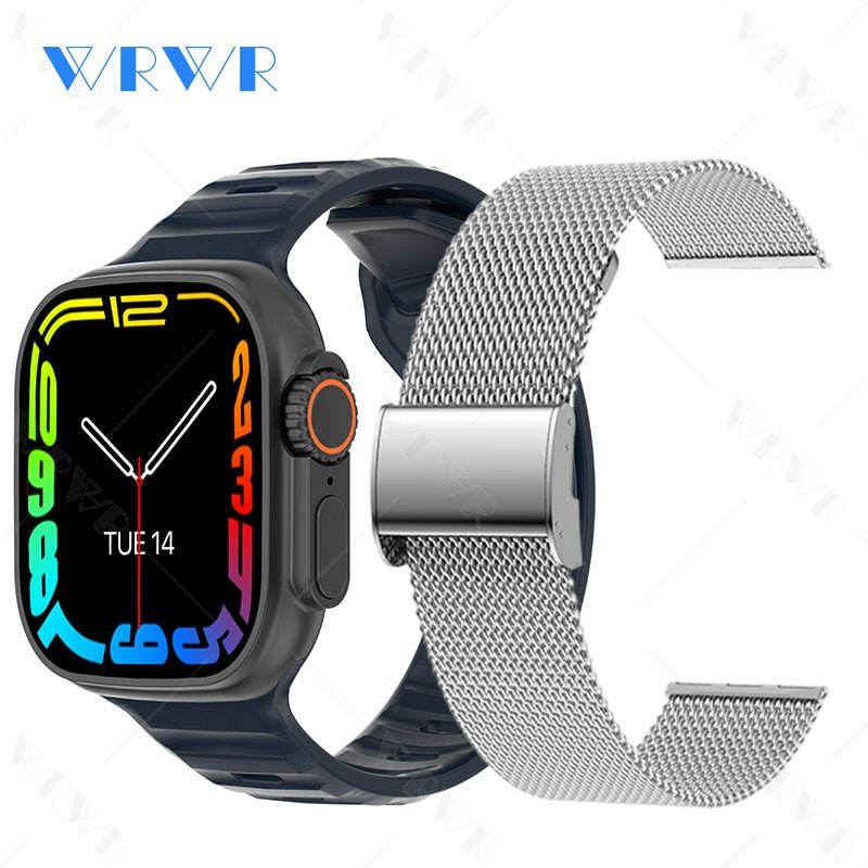 2023 Smart Watch Ultra Series 8 NFC Smartwatch Men Women Bluetooth Calls Wireless Charging Fitness Bracelet 2 Inch HD Screen - A Horizon Dawn