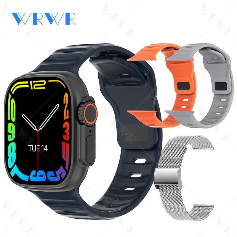 2023 Smart Watch Ultra Series 8 NFC Smartwatch Men Women Bluetooth Calls Wireless Charging Fitness Bracelet 2 Inch HD Screen - A Horizon Dawn