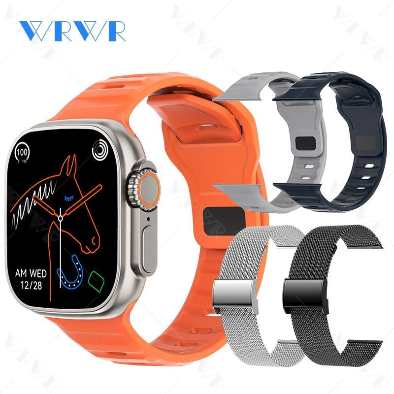 2023 Smart Watch Ultra Series 8 NFC Smartwatch Men Women Bluetooth Calls Wireless Charging Fitness Bracelet 2 Inch HD Screen - A Horizon Dawn