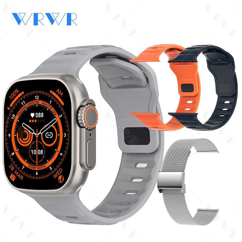 2023 Smart Watch Ultra Series 8 NFC Smartwatch Men Women Bluetooth Calls Wireless Charging Fitness Bracelet 2 Inch HD Screen - A Horizon Dawn