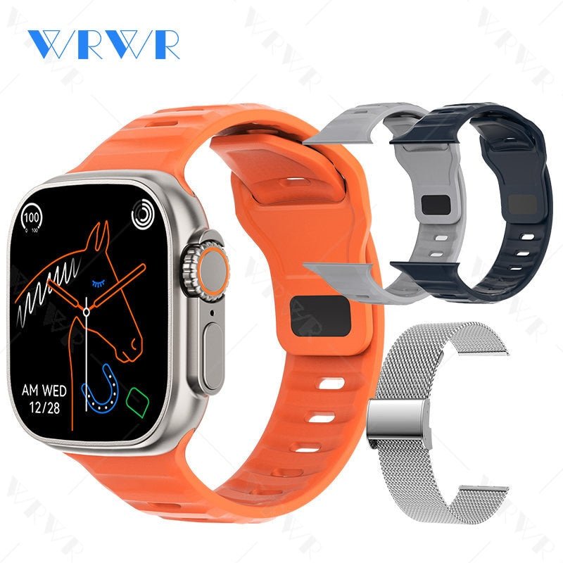 2023 Smart Watch Ultra Series 8 NFC Smartwatch Men Women Bluetooth Calls Wireless Charging Fitness Bracelet 2 Inch HD Screen - A Horizon Dawn