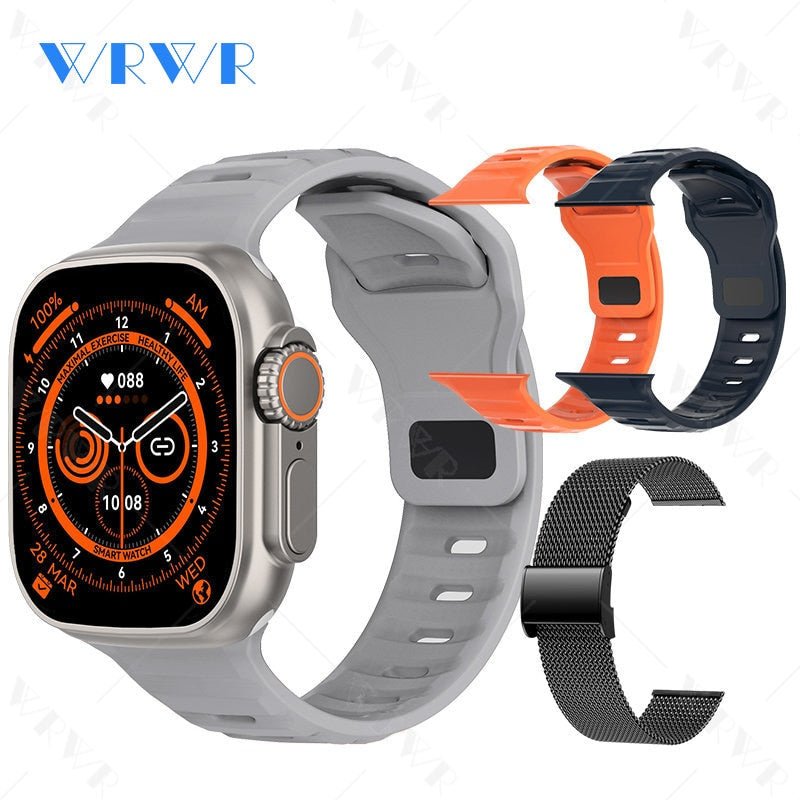 2023 Smart Watch Ultra Series 8 NFC Smartwatch Men Women Bluetooth Calls Wireless Charging Fitness Bracelet 2 Inch HD Screen - A Horizon Dawn