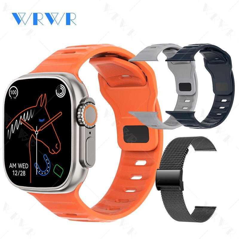 2023 Smart Watch Ultra Series 8 NFC Smartwatch Men Women Bluetooth Calls Wireless Charging Fitness Bracelet 2 Inch HD Screen - A Horizon Dawn