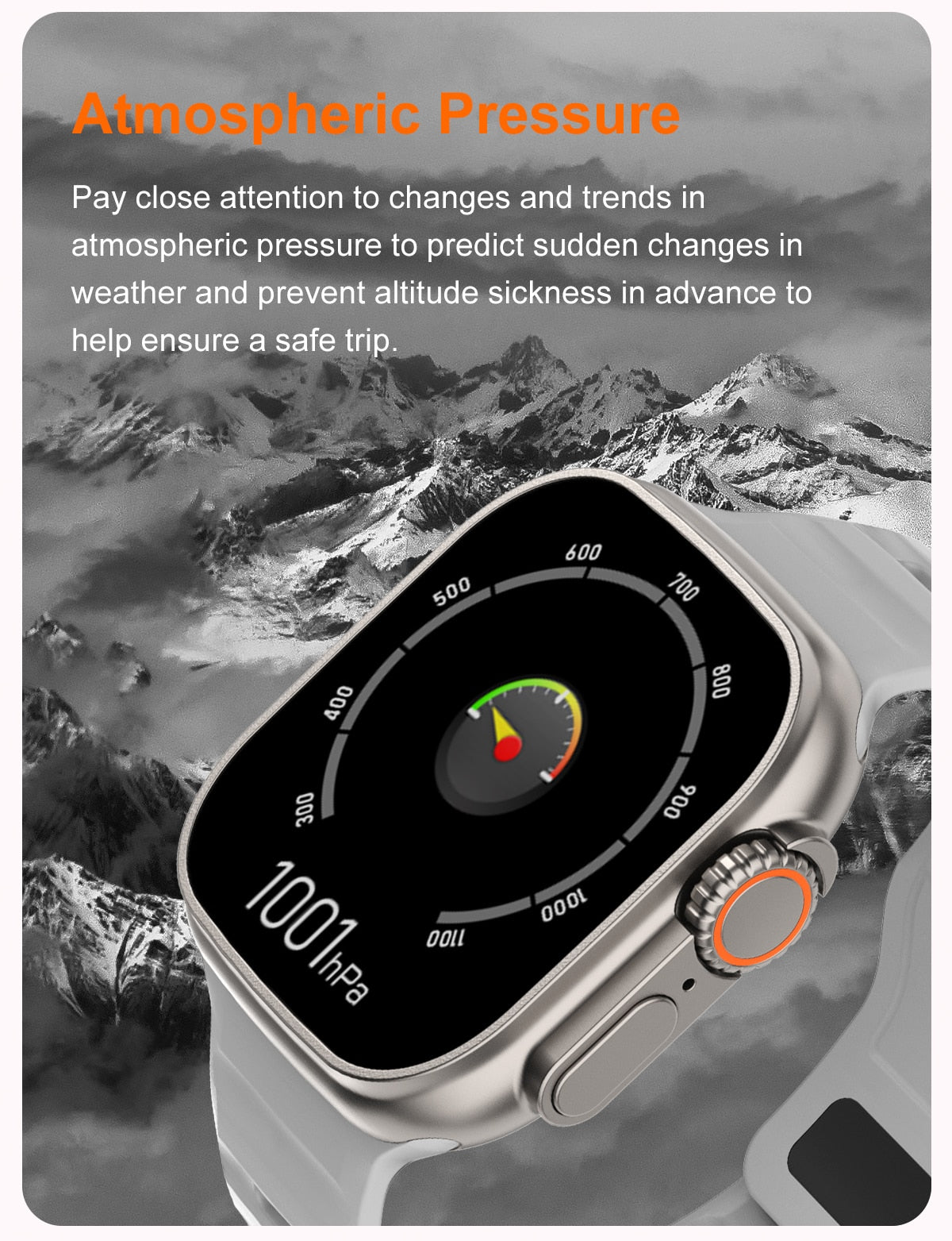 2023 Smart Watch Ultra Series 8 NFC Smartwatch Men Women Bluetooth Calls Wireless Charging Fitness Bracelet 2 Inch HD Screen - A Horizon Dawn