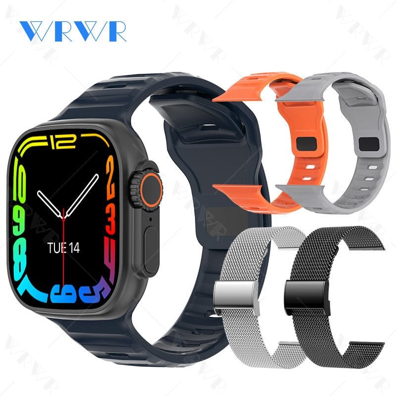 2023 Smart Watch Ultra Series 8 NFC Smartwatch Men Women Bluetooth Calls Wireless Charging Fitness Bracelet 2 Inch HD Screen - A Horizon Dawn