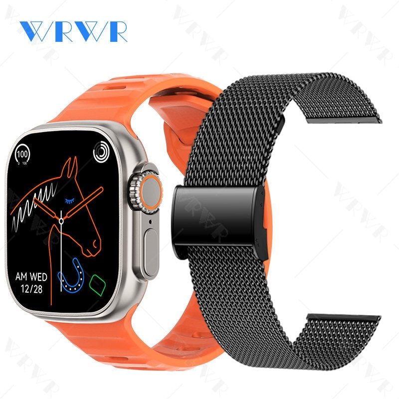 2023 Smart Watch Ultra Series 8 NFC Smartwatch Men Women Bluetooth Calls Wireless Charging Fitness Bracelet 2 Inch HD Screen - A Horizon Dawn
