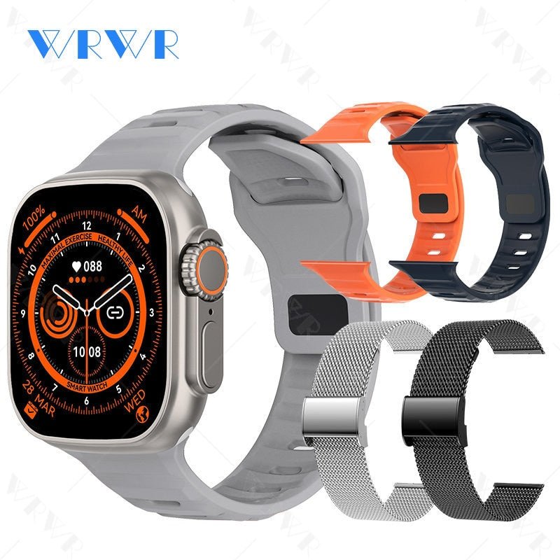 2023 Smart Watch Ultra Series 8 NFC Smartwatch Men Women Bluetooth Calls Wireless Charging Fitness Bracelet 2 Inch HD Screen - A Horizon Dawn
