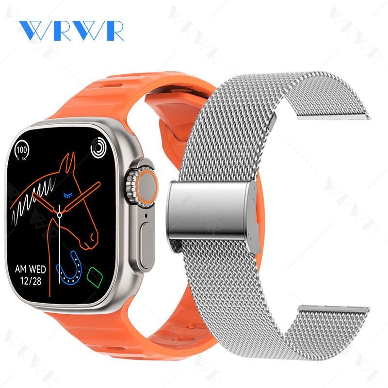 2023 Smart Watch Ultra Series 8 NFC Smartwatch Men Women Bluetooth Calls Wireless Charging Fitness Bracelet 2 Inch HD Screen - A Horizon Dawn