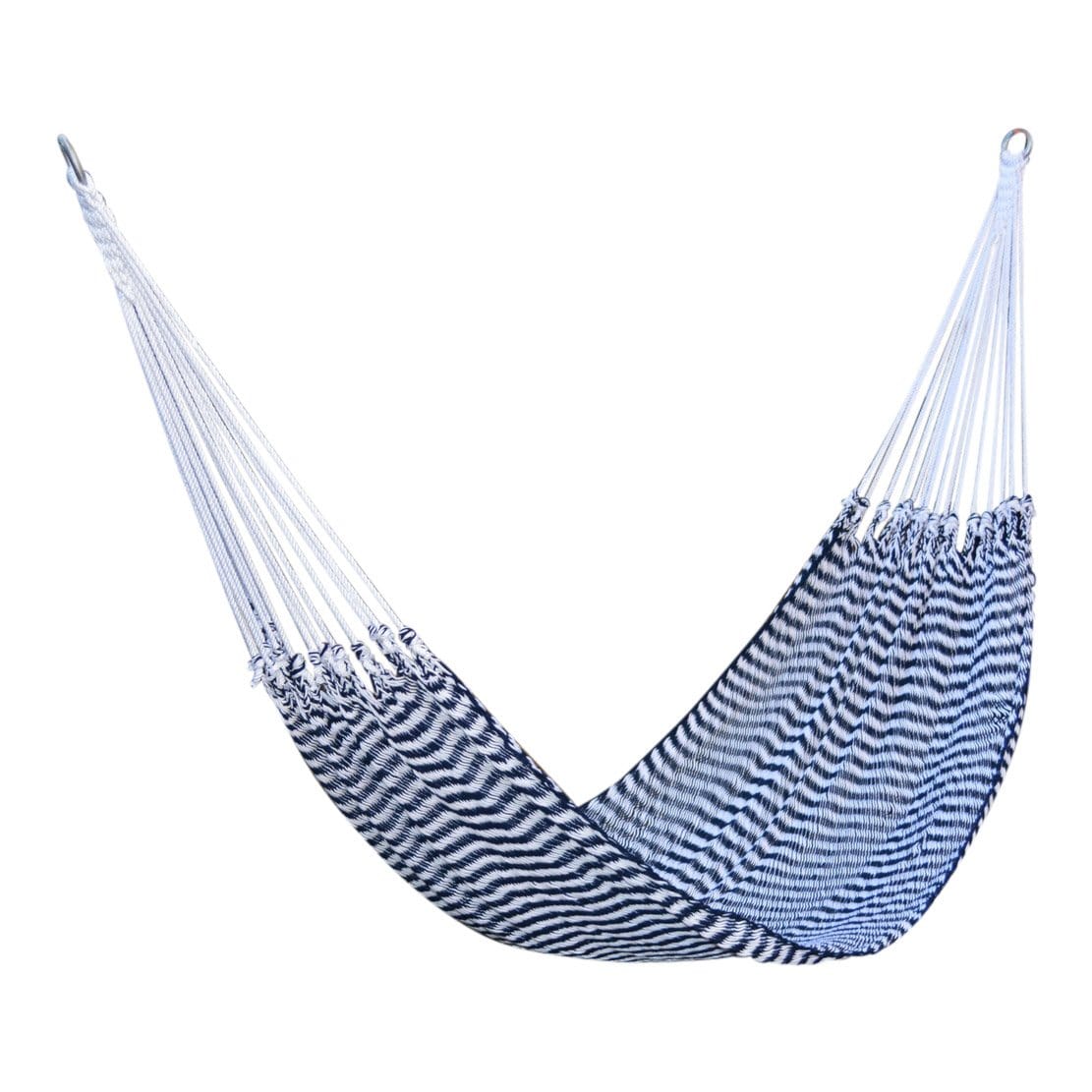 A Traditional Hammock (Navy & White) - A Horizon Dawn