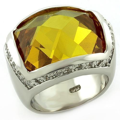 AHD Rhodium 925 Sterling Silver Ring - A Horizon Dawn
