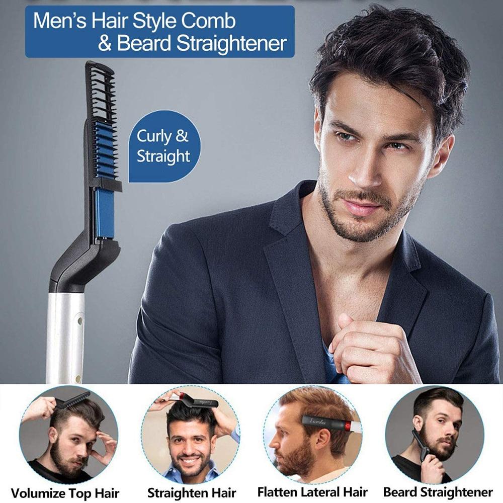 Beard Hair Straightener and Comb-Men - A Horizon Dawn