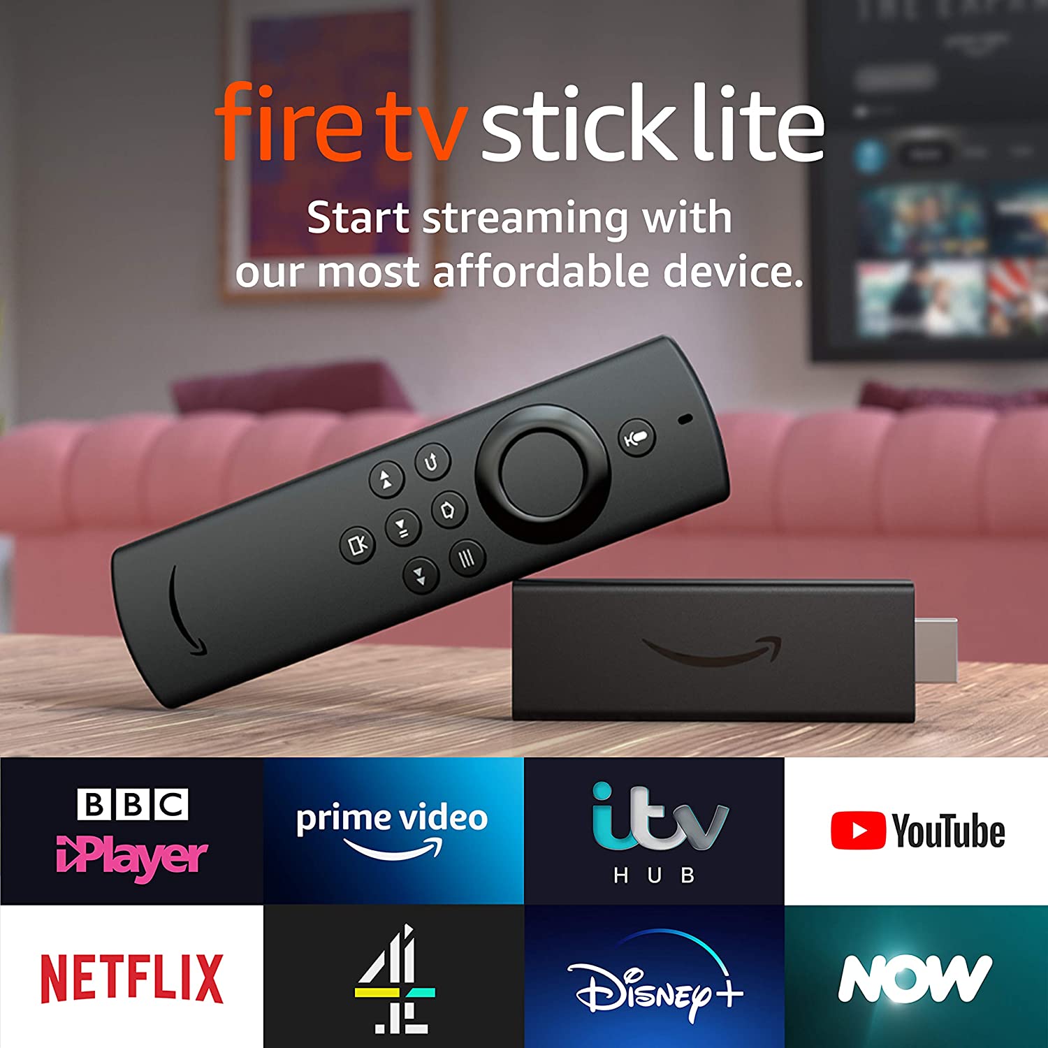 Fire TV Stick Alexa Voice Remote (controles de TV), streaming en HD