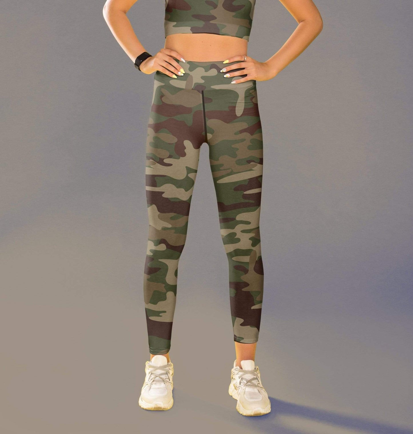 High Waist Army Leggings Women - A Horizon Dawn
