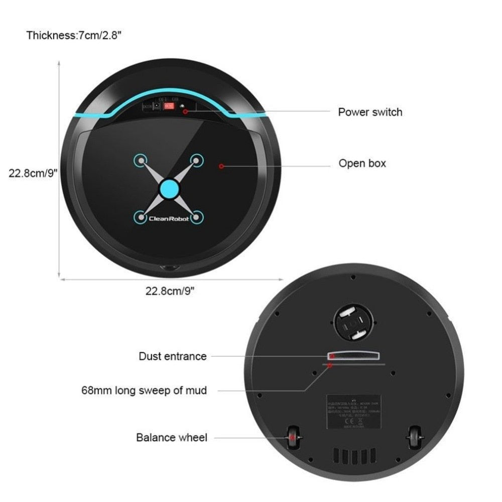 Intelligent Automatic Sweeping Robot Vacuum - A Horizon Dawn