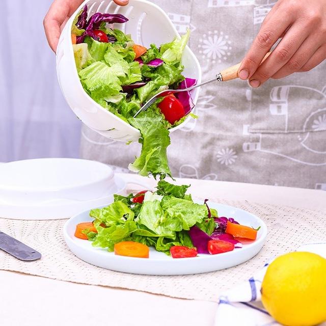 Salad Cutter Bowl Vegetable Chopper - A Horizon Dawn