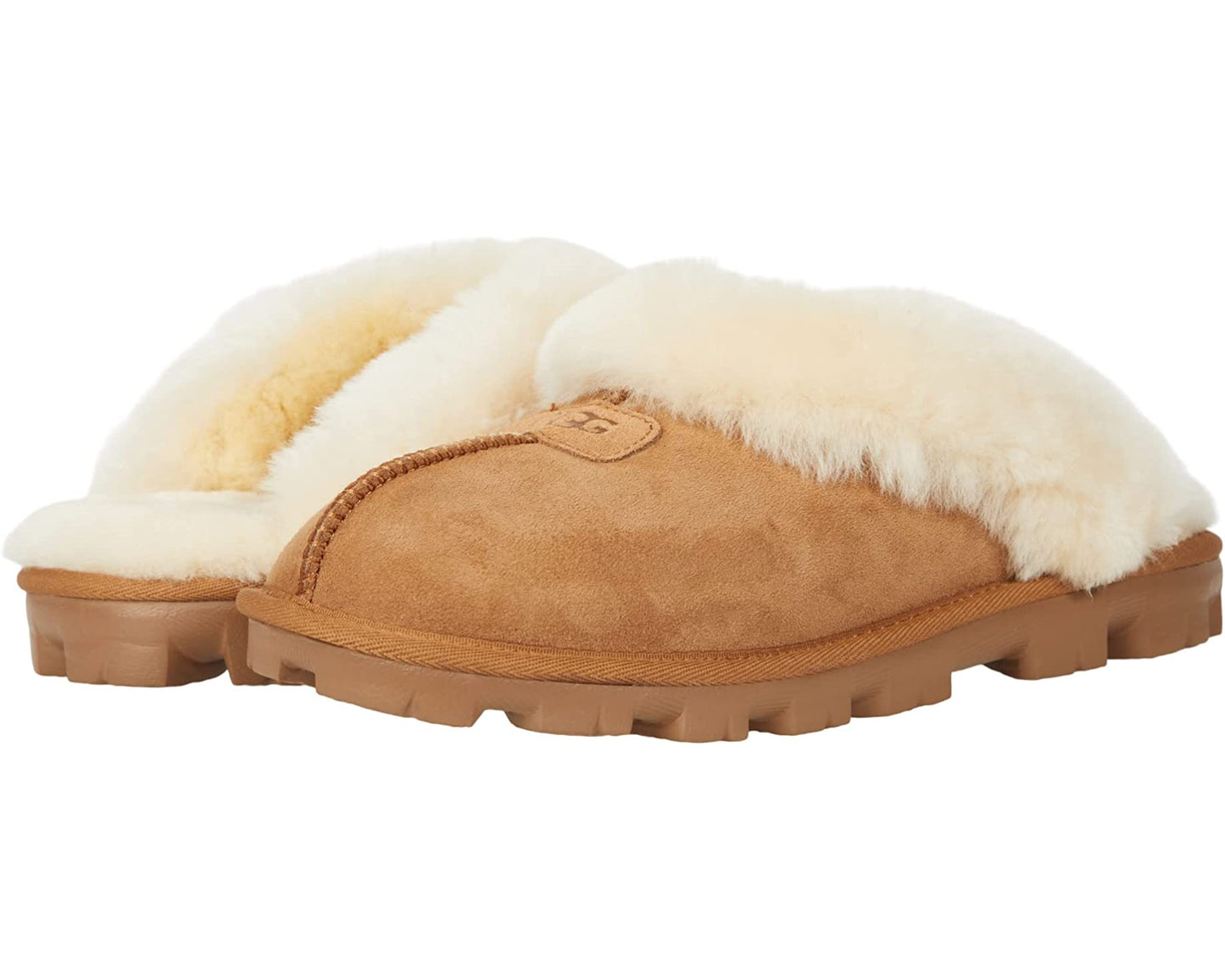 UGG - Coquette Round Toe Slippers - Chestnut - 8 M - US/8 - A Horizon Dawn