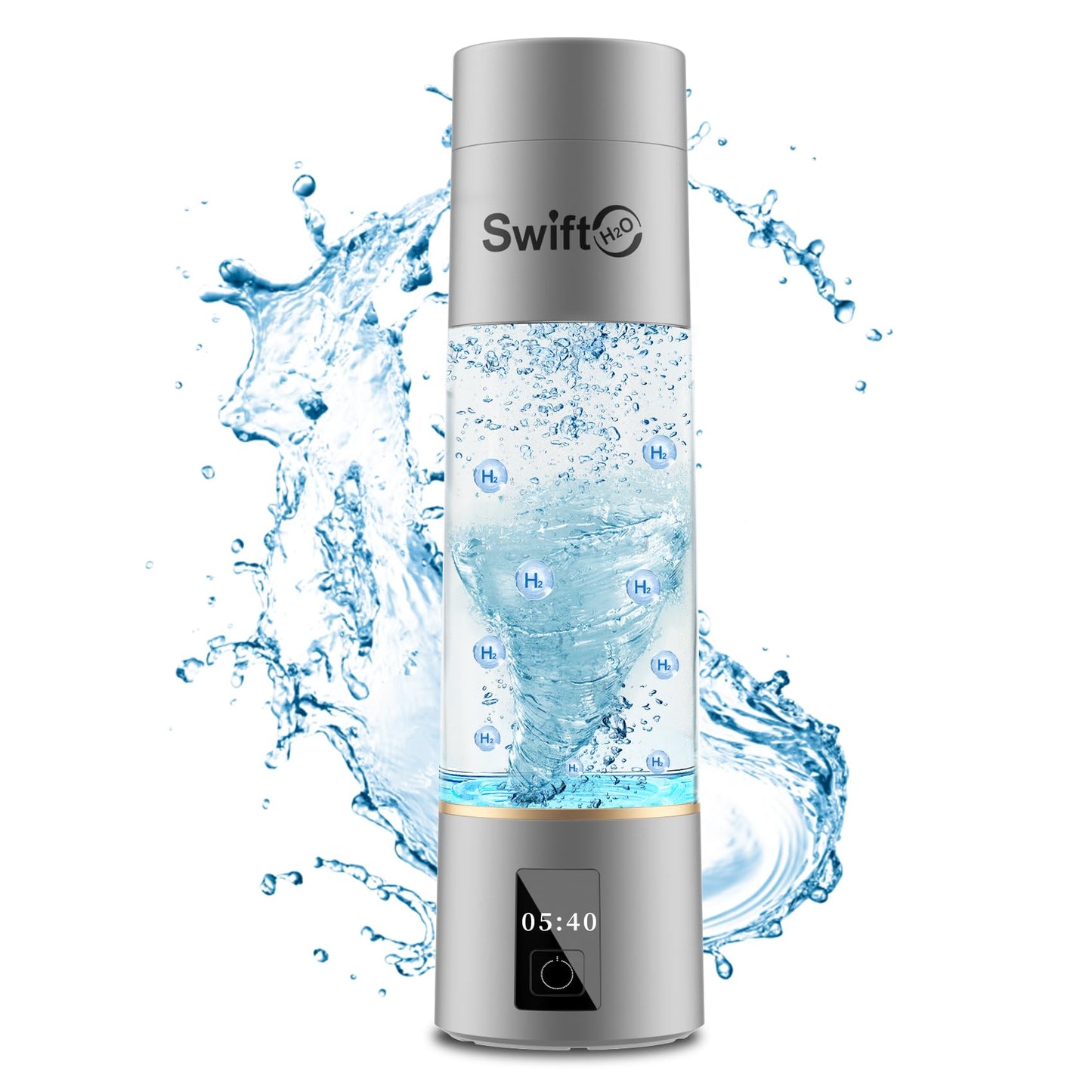 Piurify™ Hydrogen Water Bottle – Portable Electrolysis Generator for Antioxidant-Rich Hydration