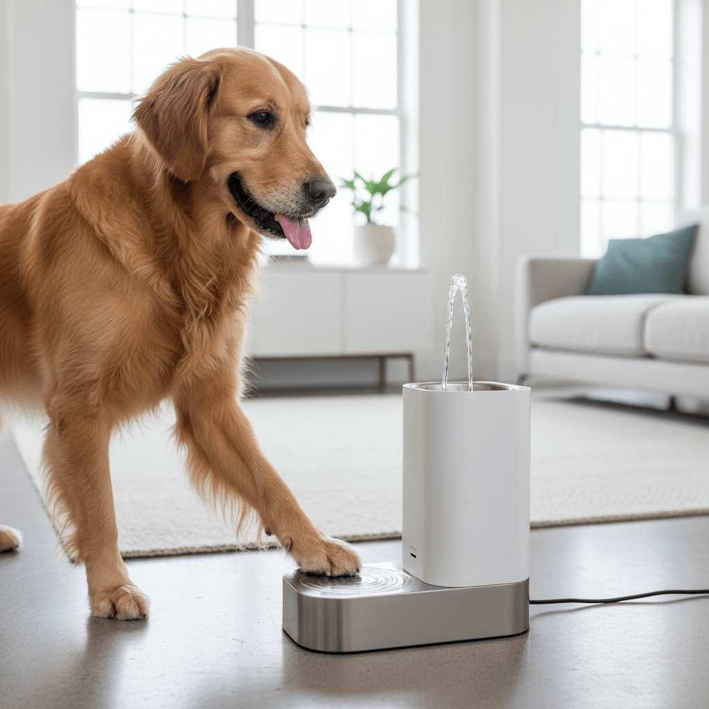 Automatic Pet Water Dispenser | Step - On Pedal | No - Spill Large Capacity - A Horizon Dawn