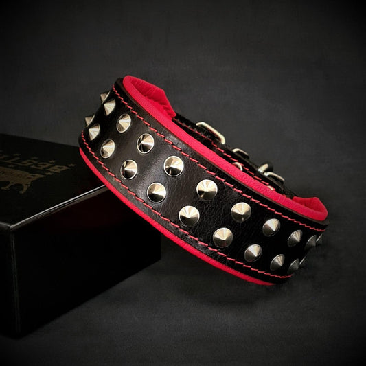 Bestia "Boston" Dog Collar | Handcrafted European Leather - A Horizon Dawn