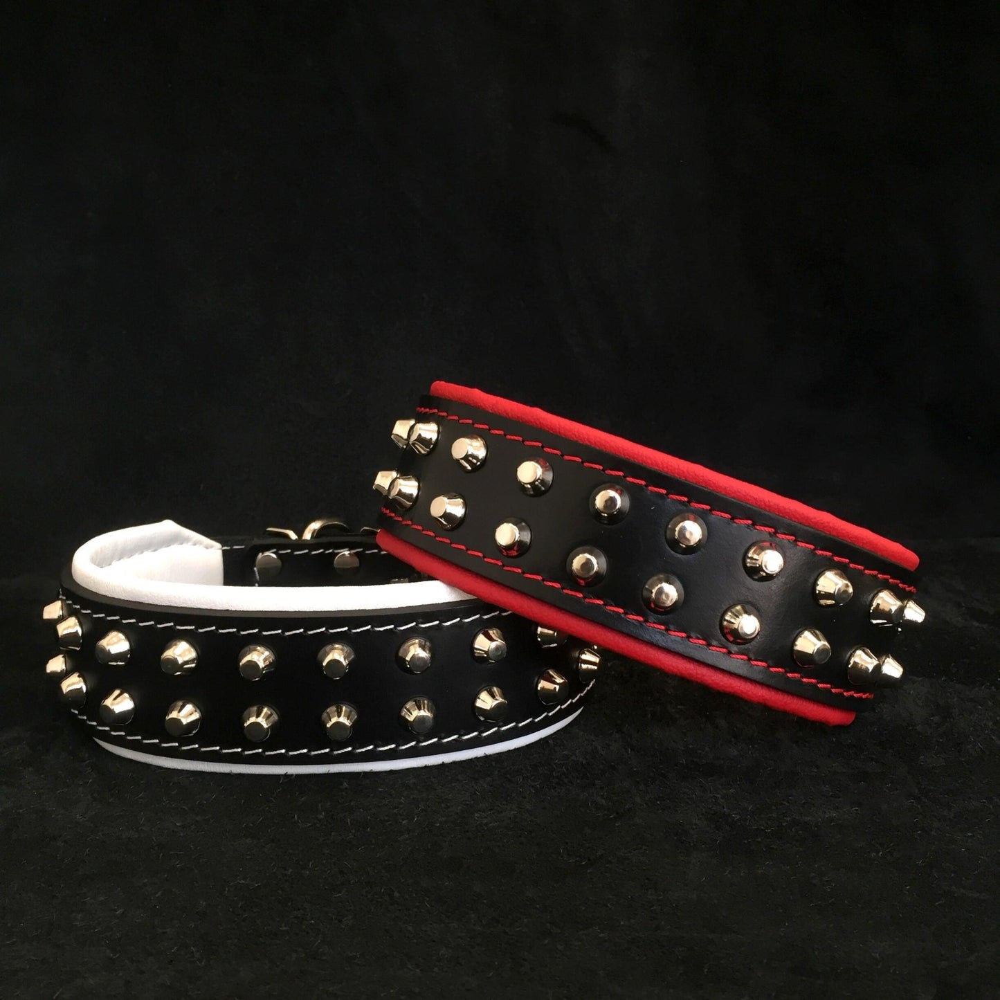Bestia "Rocky" Dog Collar | Handcrafted European Leather - A Horizon Dawn