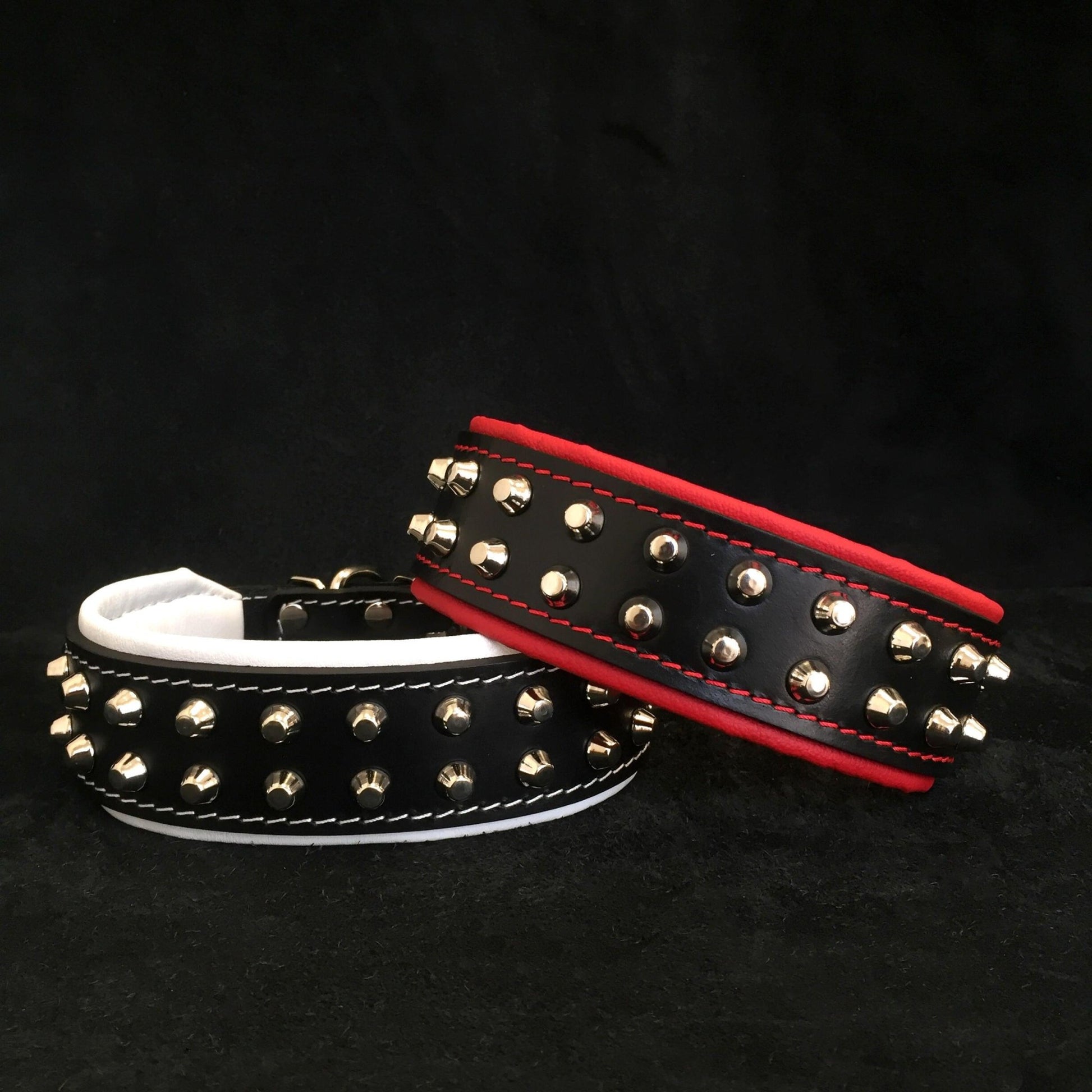 Bestia "Rocky" Dog Collar | Handcrafted European Leather - A Horizon Dawn