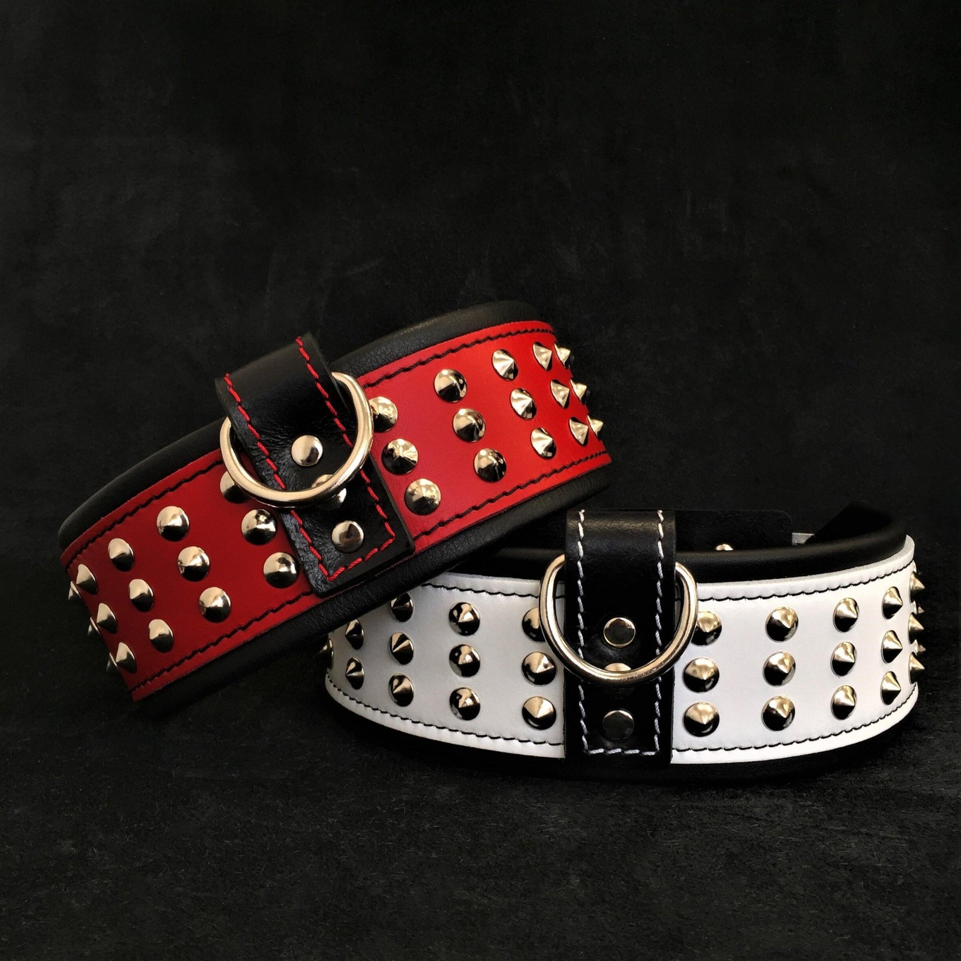 Bestia "Star" Dog Collar | Handcrafted European Leather | Signature Design - A Horizon Dawn