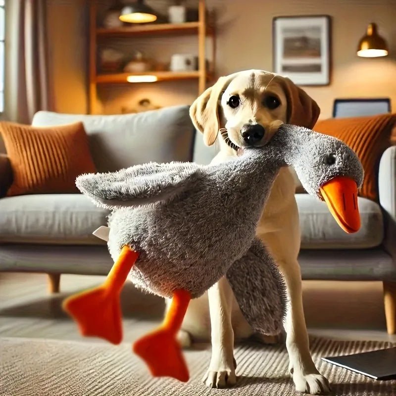 Duck Plush Toy for Dogs - Anxiety Relief & Interactive Companion - A Horizon Dawn