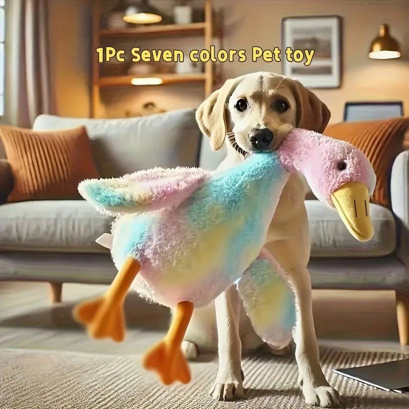 Duck Plush Toy for Dogs - Anxiety Relief & Interactive Companion - A Horizon Dawn