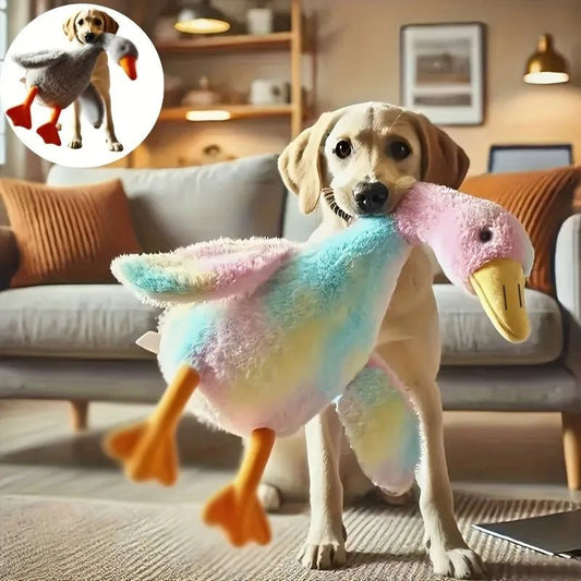 Duck Plush Toy for Dogs - Anxiety Relief & Interactive Companion - A Horizon Dawn