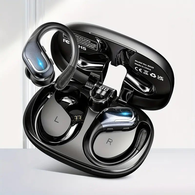 Earbuds 90 Hours Wireless Bluetooth 5.3 ENC Noise Cancelling Color Black - A Horizon Dawn