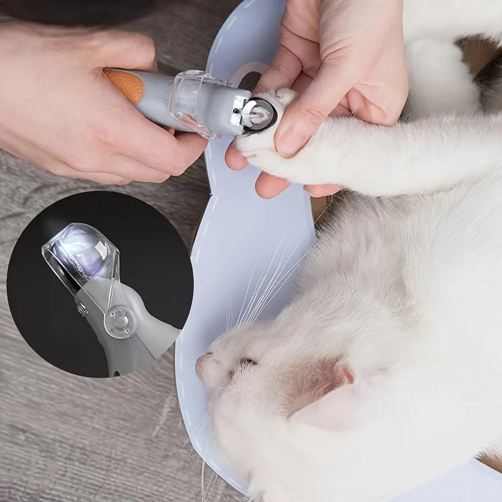 Pet Nail Clipper with LED Light - Professional Trimmer for Dogs & Cats - A Horizon Dawn
