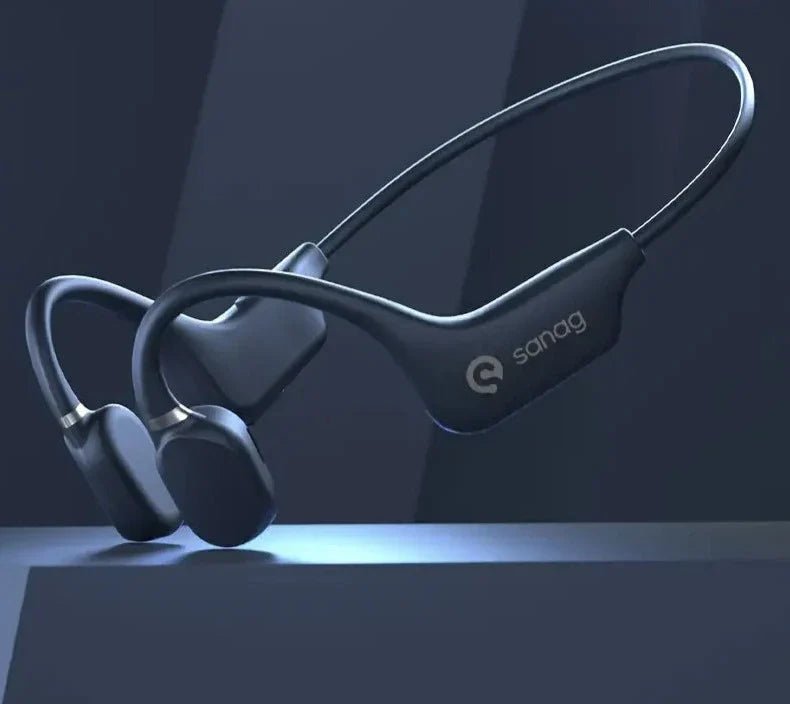 True Bone Conduction Earphone Open Ear Wireless Sport Headphones - Blue - A Horizon Dawn