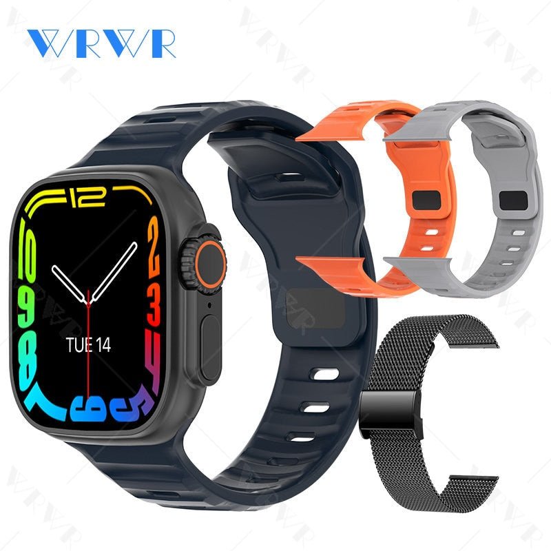 2023 Smart Watch Ultra Series 8 NFC Smartwatch Men Women Bluetooth Calls Wireless Charging Fitness Bracelet 2 Inch HD Screen - A Horizon Dawn
