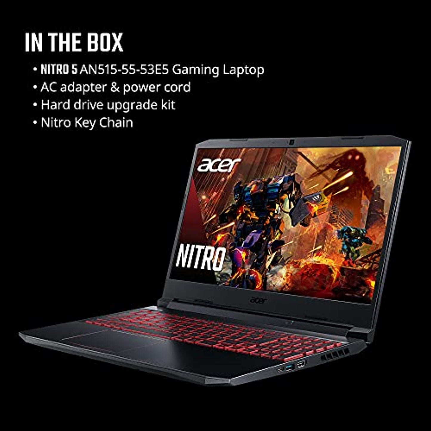 Acer Nitro 5 Gaming Laptop | Intel i5 | RTX 3050 | 15.6" 144Hz | 8GB RAM | 256GB SSD - A Horizon Dawn