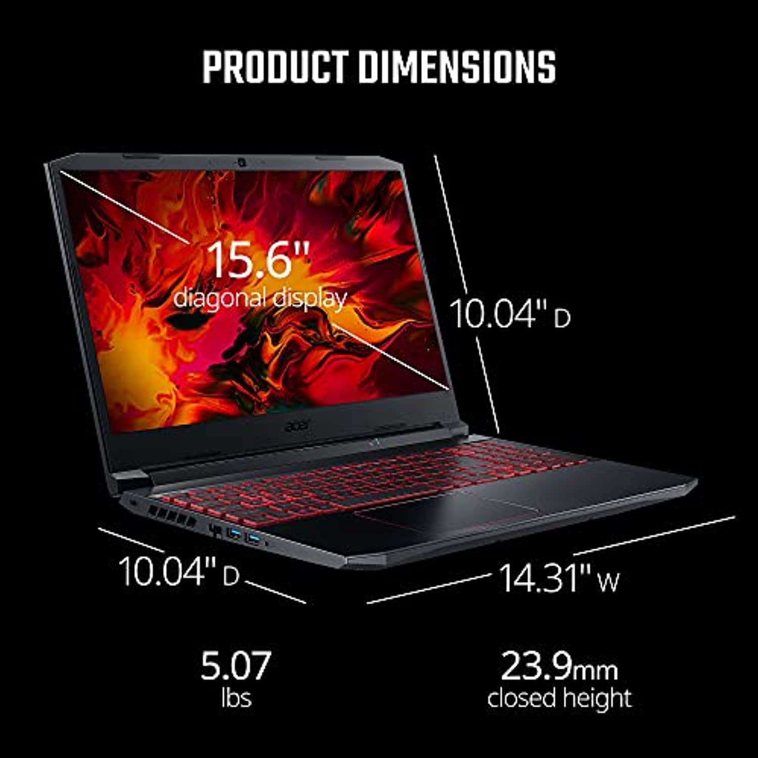 Acer Nitro 5 Gaming Laptop | Intel i5 | RTX 3050 | 15.6" 144Hz | 8GB RAM | 256GB SSD - A Horizon Dawn