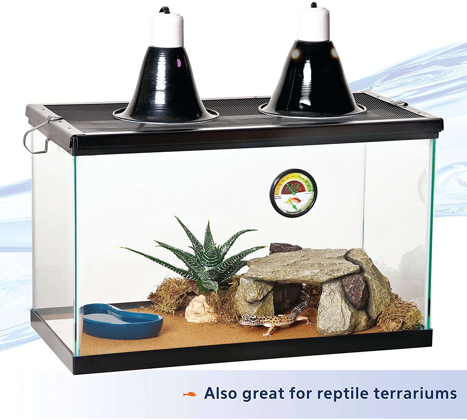 Aqueon 10 Gallon Fish Aquarium Tank Fresh and Salt Water Black/Clear - A Horizon Dawn