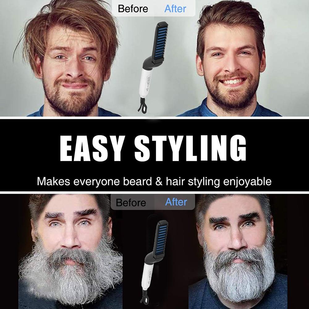 Beard Hair Straightener and Comb-Men - A Horizon Dawn