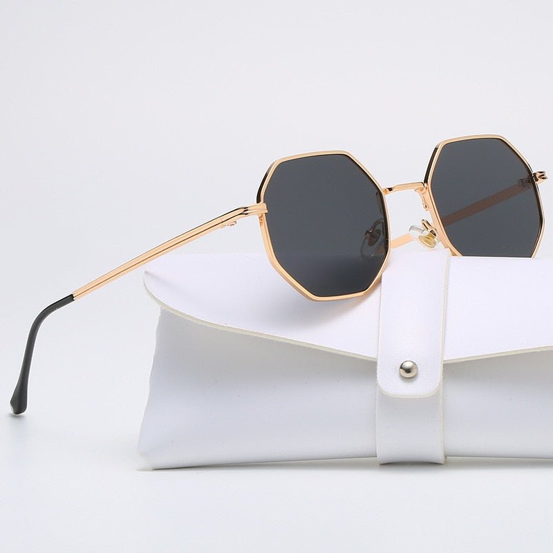 Brand Designer Square Sunglasses Woman Vintage Retro Small Frame Sun Glasses Female Fashion Luxury Polygon Oculos De Sol - A Horizon Dawn