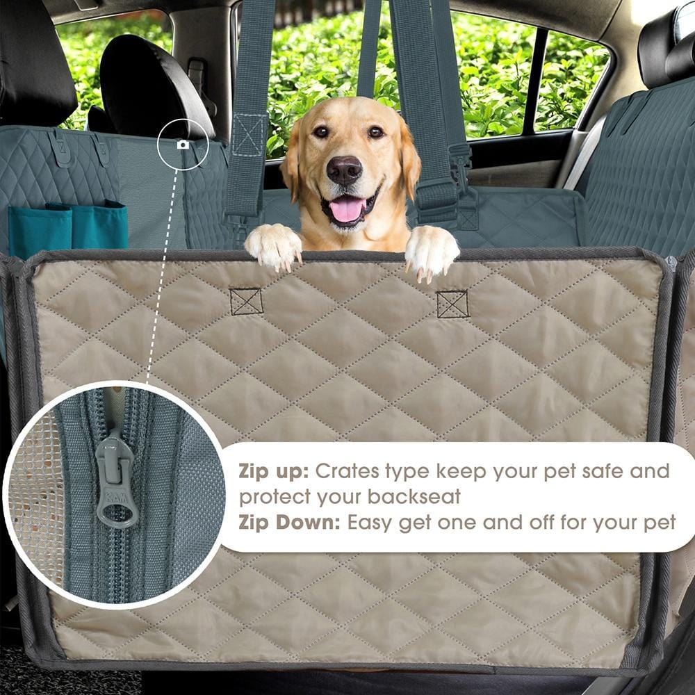 Dog Car Seat Cover Mesh Waterproof Pet Carrier - A Horizon Dawn