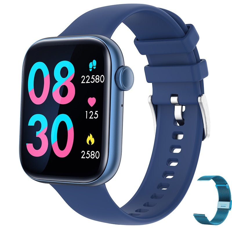 For Xiaomi Huawei Samsung 1.81 inch Bluetooth Call Smartwatch Men Support 120 Sport 2022 New Women Rotary keys Smart Watch +Box - A Horizon Dawn