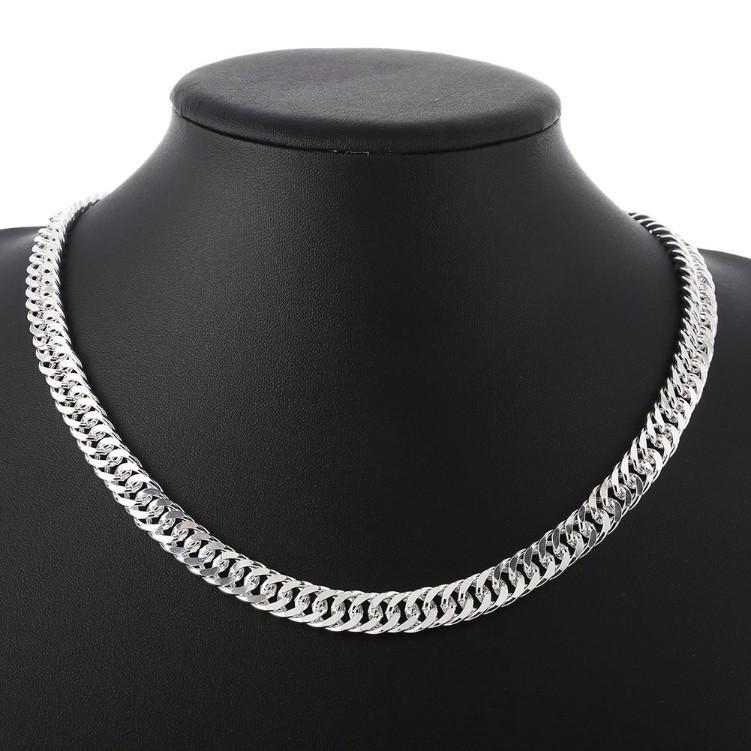 Men's Stainless Steel Diamond Cut Cuban Necklace - A Horizon Dawn