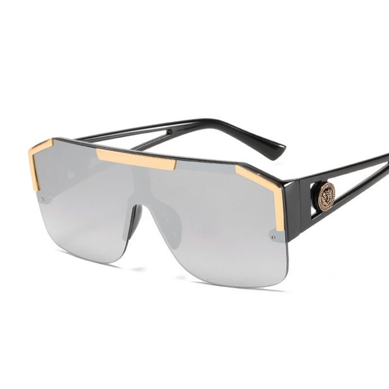 New Luxury Oversized Man Sunglasses Brand Designer Sun Glasses For Woman Fashion Gradient Square Shades - A Horizon Dawn