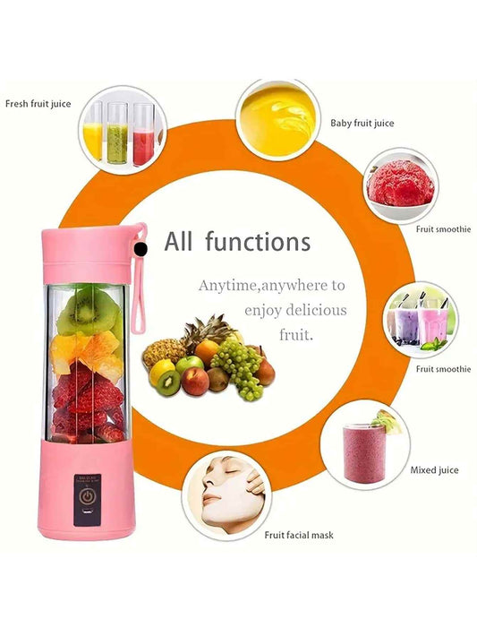 Portable Electric Juicer - 1pc ABS Juice Blender | Buy Online - A Horizon Dawn