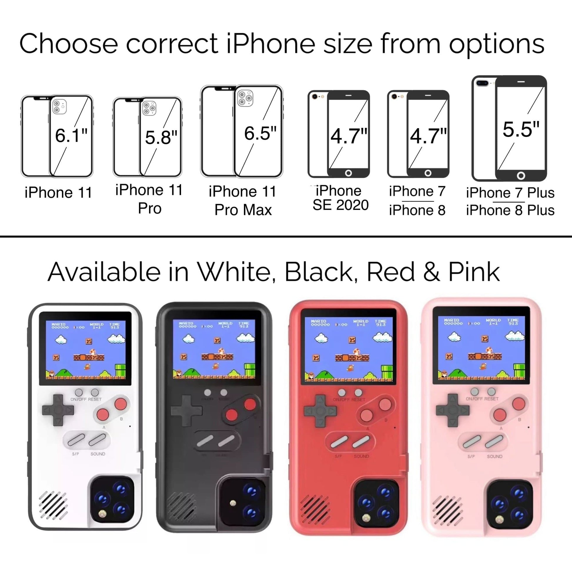 Retro Gaming Console Handheld 36 Color Games iPhone Compatible - A Horizon Dawn